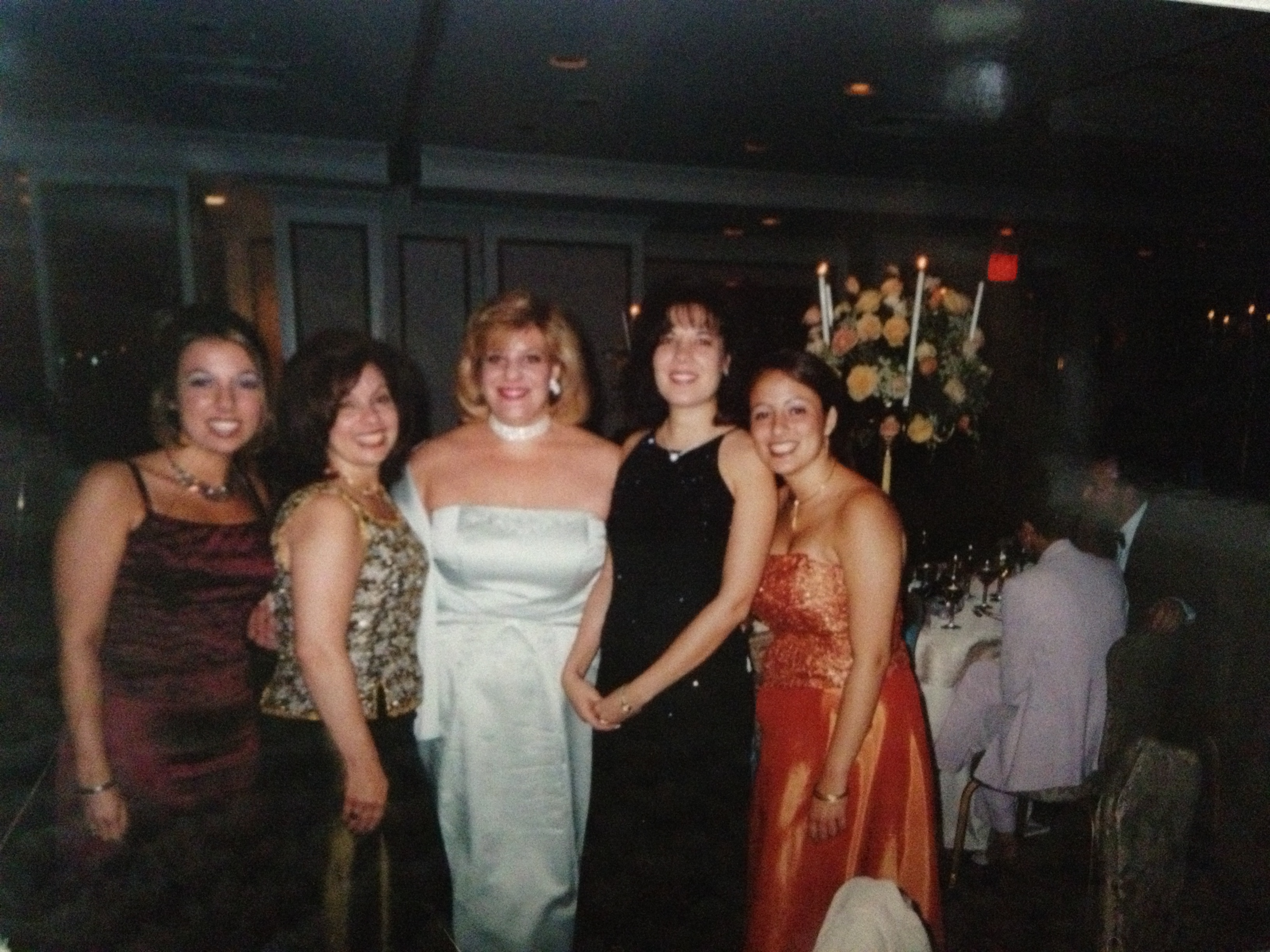 Me (far right) and Marie (center) in 2001